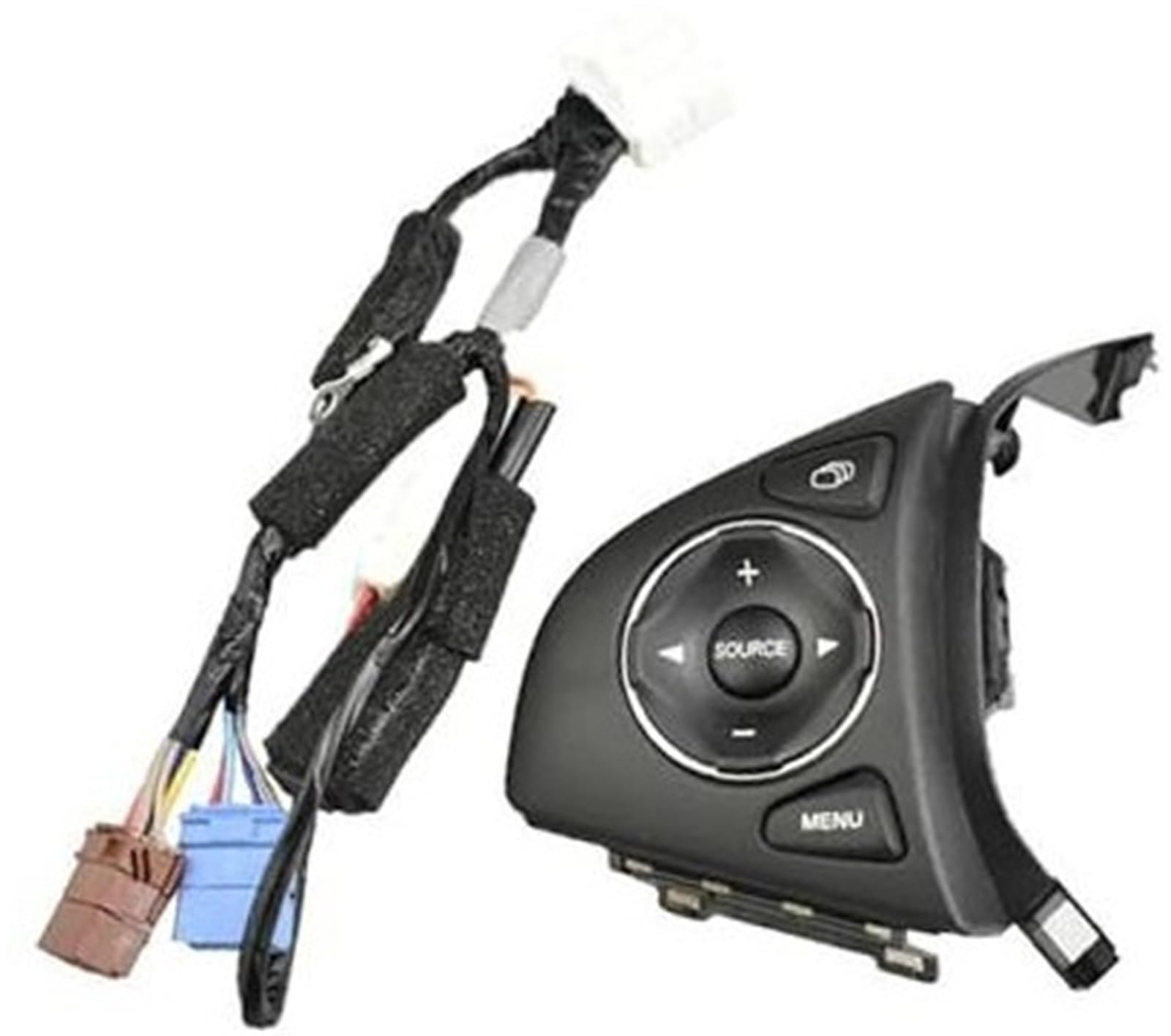 XEDLAMP Auto-Tempomat-Taste, for HRV, for XRV 2015 2016 2017 2018, Auto-Lenkradschalter, Tasten, Audio, Radio, Fernbedienung, Tempomat-Taste Auto-Lenkradschalter-Kit(Black Left 4) von XEDLAMP