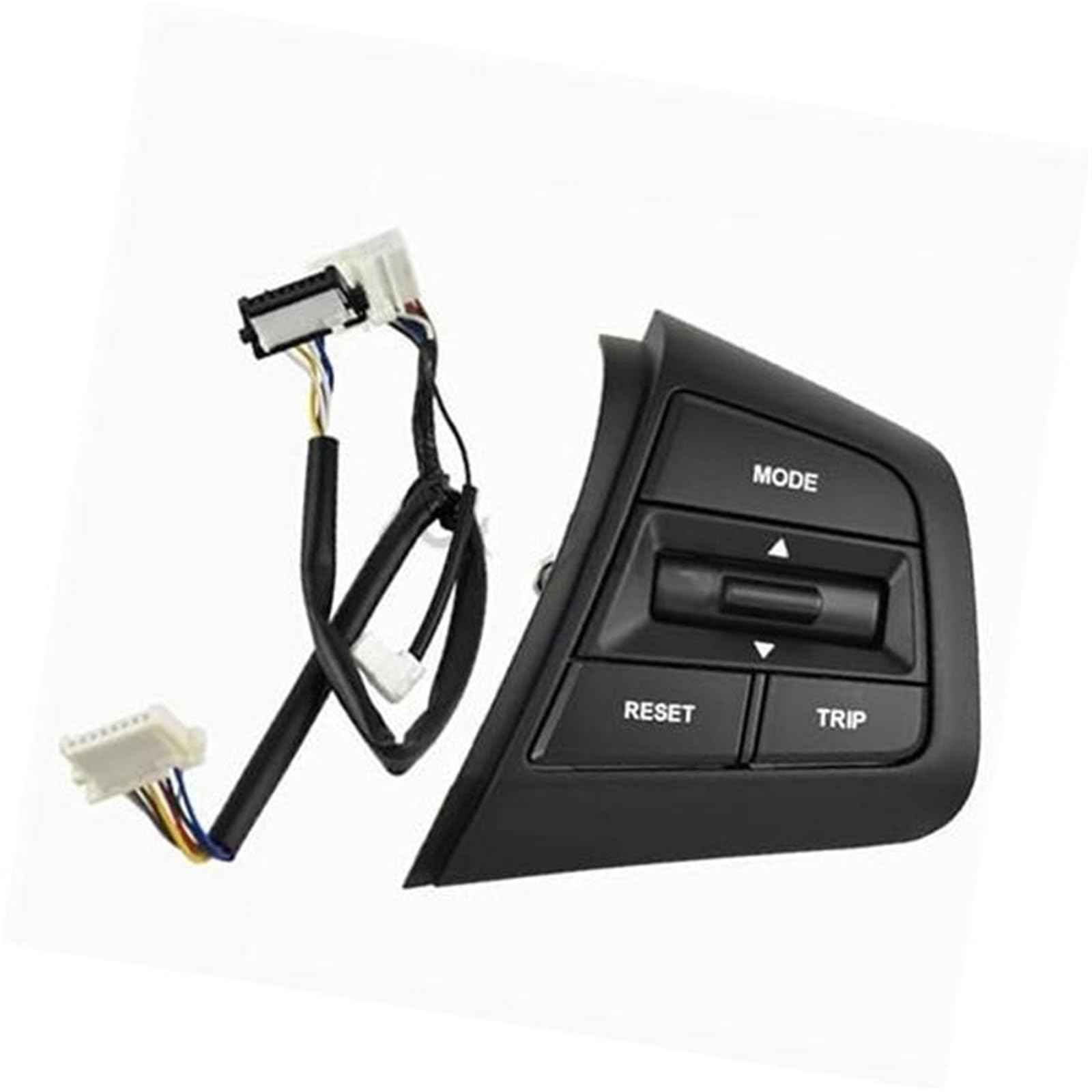 XEDLAMP Auto-Tempomat-Taste, for Hyundai, for Ix25, for Creta 2019, Auto-Lenkrad-Tempomat-Tastenschalter, Fernbedienung, Lautstärketaste, blaues Licht Auto-Lenkradschalter-Kit(Black Right 3) von XEDLAMP