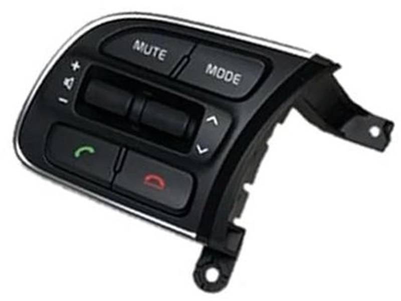 XEDLAMP Auto-Tempomat-Taste, for Kia, K5 2016 2017 2018 96720-D9010 Auto-Multifunktions-Lenkrad-Cruise-Taste Audio-Lautstärke-Einstellschalter Tastenschalter Auto-Lenkradschalter-Kit(BLACK Audio butto von XEDLAMP