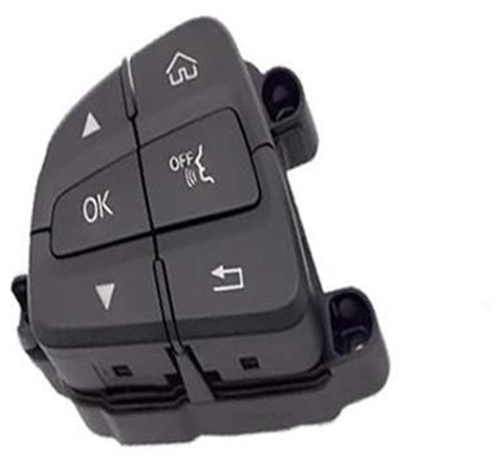 XEDLAMP Auto-Tempomat-Taste, for Mercedes, for Benz, W205 C180 C200 GLC260 GLC300 A0999050300 Auto-Lenkradtasten Fernbedienung Lautstärketaste Auto-Lenkradschalter-Kit(Black Left) von XEDLAMP