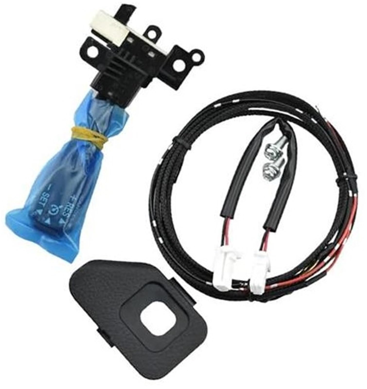 XEDLAMP Auto-Tempomat-Taste, for Toyota, for Corolla, for RAV4, 2014–2018, Auto-Styling 84250-02560 Tasten, Bluetooth-Telefon, Lenkrad-Audio-Steuertaste Auto-Lenkradschalter-Kit(Black Cruise Control) von XEDLAMP