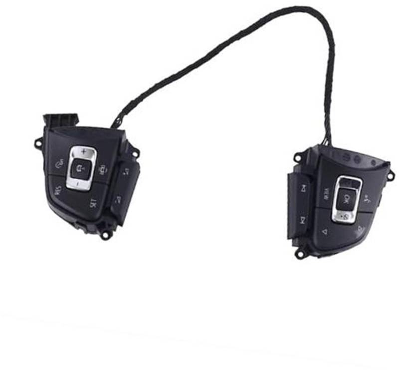 XEDLAMP Auto-Tempomat-Taste, for VW, for Tiguan, L, for Tiguan, II 2017 2018 2019 2020 Auto-Multifunktions-Lenkrad-Tempomat-Schalter-Taste 5NG959442A Auto-Lenkradschalter-Kit von XEDLAMP