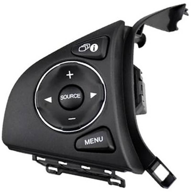 XEDLAMP Auto-Tempomat-Taste, passend for 2015 2016 2017 2018, Auto-Tasten, Schalter, Audio-Radio-Fernbedienung, Bluetooth-Taste, Lenkradsteuerung, Auto-Styling-Teile Auto-Lenkradschalter-Kit(BLACK L 1 von XEDLAMP
