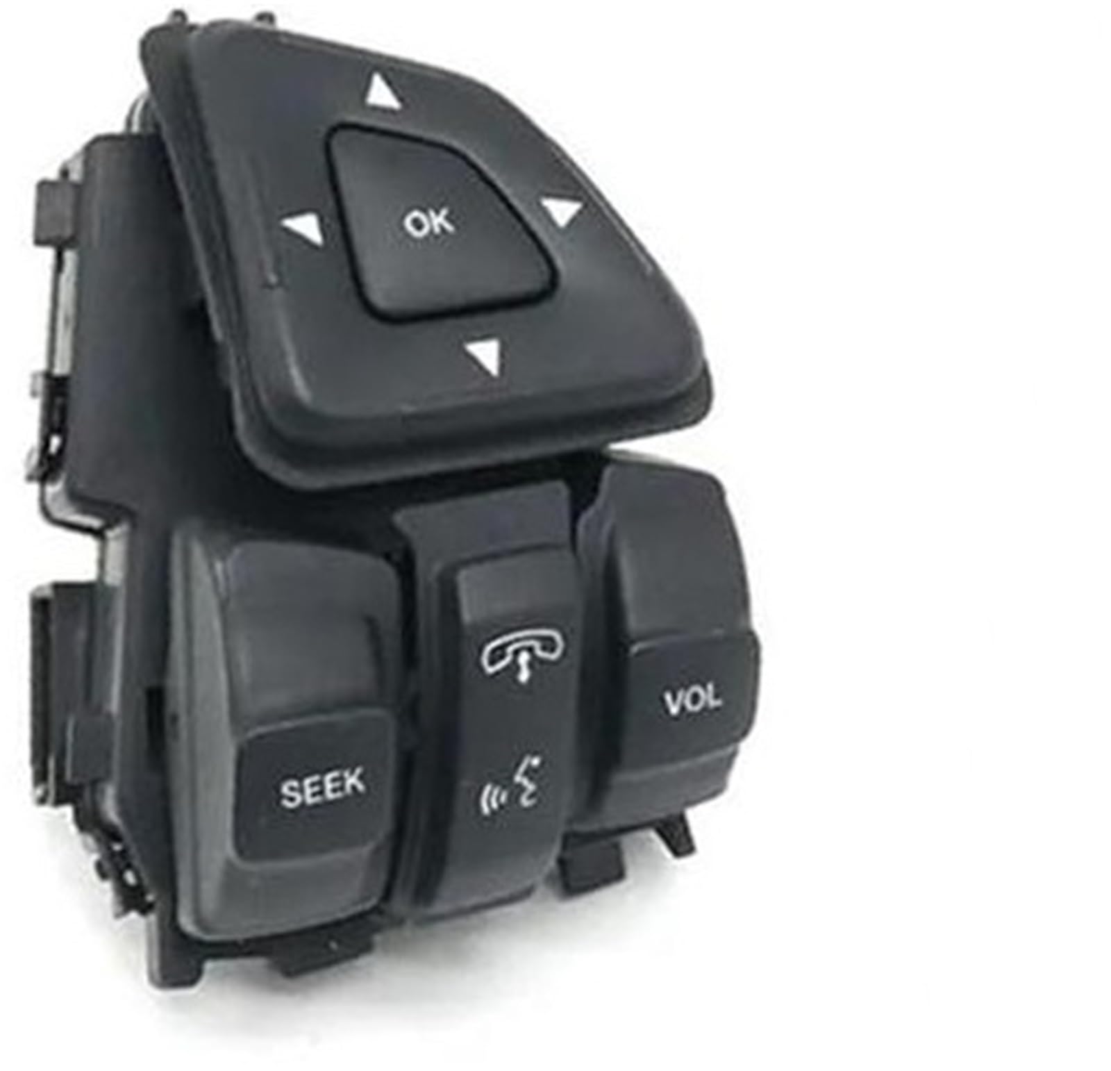 XEDLAMP Auto-Tempomat-Taste Edge 2011–2015, for Explorer, 2011–2018, for Flex-Auto-Lenkrad-Steuerschalter, Multifunktions-Cruise-Geschwindigkeitstaste Auto-Lenkradschalter-Kit(Black Right Bluetooth) von XEDLAMP