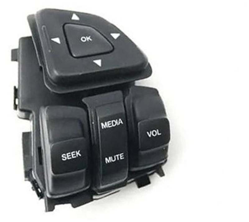 XEDLAMP Auto-Tempomat-Taste Edge 2011–2015, for Explorer, 2011–2018, for Flex-Auto-Lenkrad-Steuerschalter, Multifunktions-Cruise-Geschwindigkeitstaste Auto-Lenkradschalter-Kit(Black Right Volume) von XEDLAMP