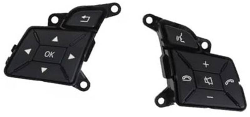 XEDLAMP Auto-Tempomattaste, for Benz, for C-KLASSE, for W204 2011 2012 2013 2014 Auto-Multifunktions-Lenkrad-Menüsteuerungsschalter-Tastenabdeckung 2185400162 Auto-Lenkradschalter-Kit von XEDLAMP