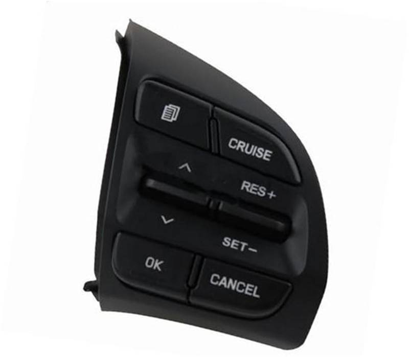 XEDLAMP Auto-Tempomattaste, for Hyundai, for Elantra, 1.4T 2016 2017 2018, Lenkrad-Tempomatschaltertaste, Lautstärke-Fernschaltertaste, 96720F0140 Auto-Lenkradschalter-Kit von XEDLAMP