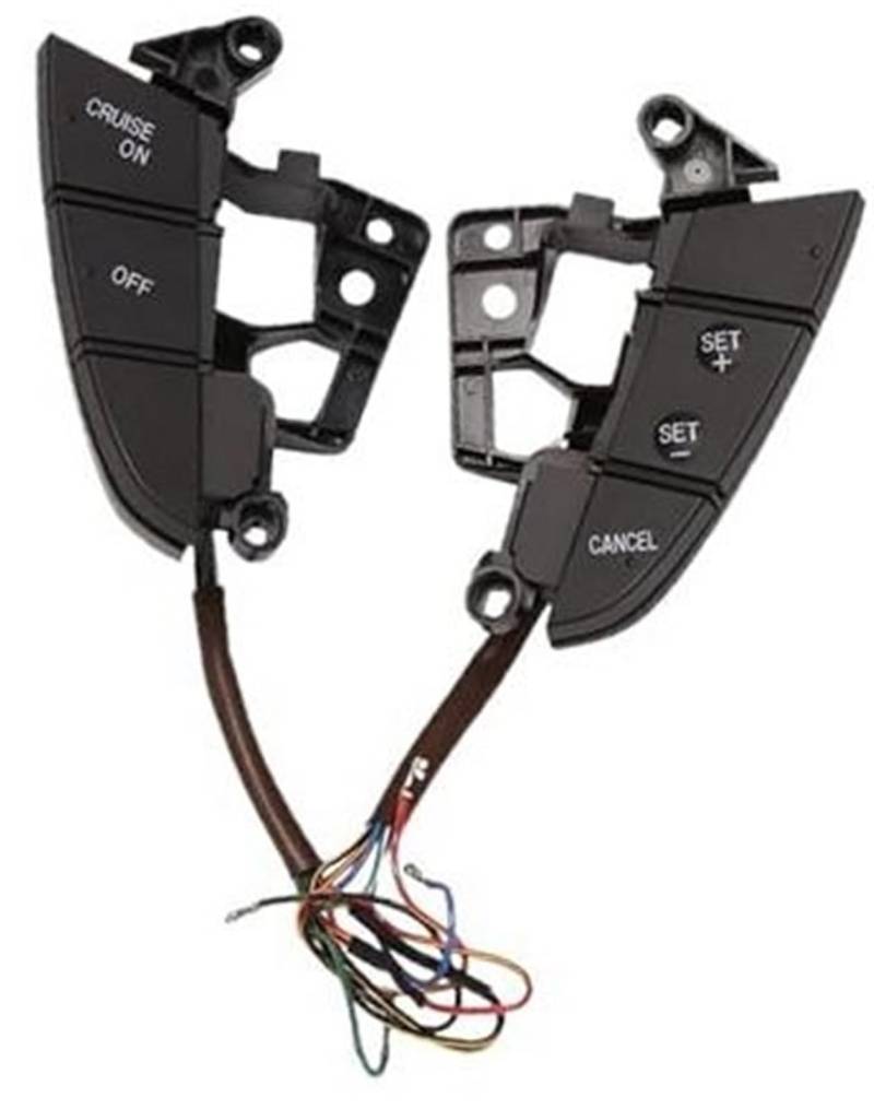 XEDLAMP Auto-Tempomattaste, for Mazda, 3, for CX-5 CX-7 2011 2012 2013 2014 2015, Auto-Lenkrad-Tempomattaste, Audio-Lautstärkeregler-Schaltertaste Auto-Lenkradschalter-Kit von XEDLAMP