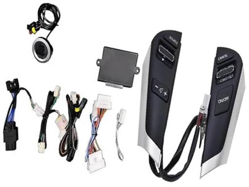 XEDLAMP Auto-Tempomattaste, for Nissan, for Elgrand, for E52 2008–2017, Auto-Lenkrad-Tempomattaste, Audio-Lautstärkereglerschalter, OBD93477 255501AAIASG Auto-Lenkradschalter-Kit von XEDLAMP
