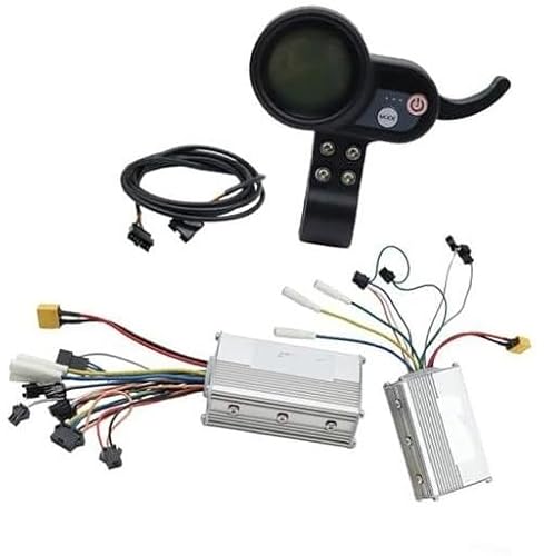 XEDLAMP Booster-Controller-Messgeräte, for JP-Modelle-Scooter, Scooter-Controller-Messgerät-Kit, Dual-Drive-Controller-LCD-Messgerät-Beschleunigungsmesser, Elektroroller-Zubehör (60 V, 25 A-Set) Contr von XEDLAMP
