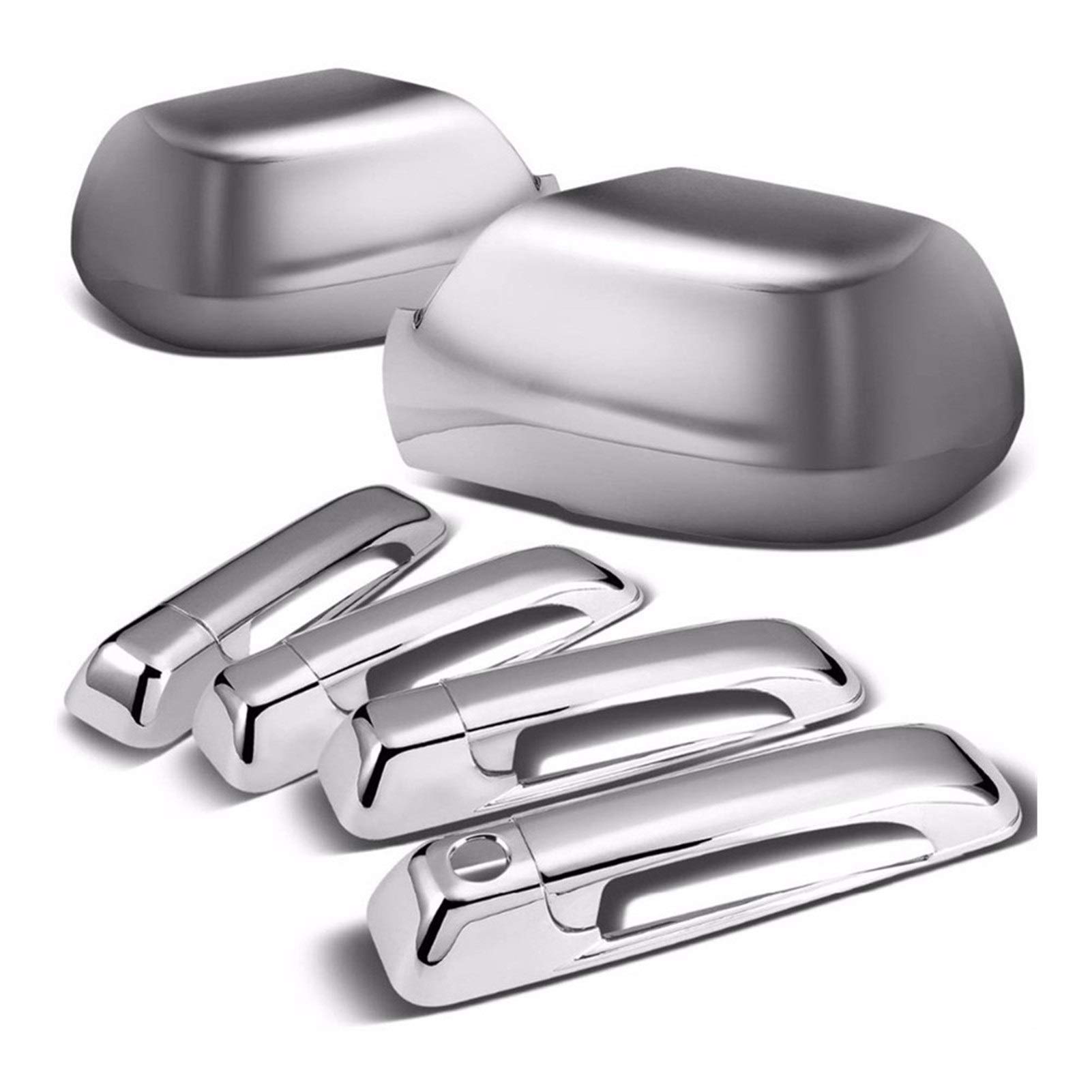XEDLAMP Chrom-Styling Chrom-Türgriffabdeckung und Spiegelabdeckungsset 05–10, for Jeep, Grand Cherokee 4-Türer Abdeckung für Außentürgriffe XEDLAMP Chrom-Styling Chrom-Türgriffabdeckung und Spiegelabdeckungsset 05–10, for Jeep, Grand Cherokee 4-Türer Abdeckung für Außentürgriffe von XEDLAMP