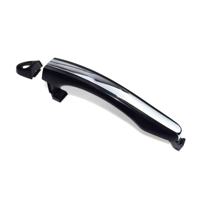 XEDLAMP Chromschwarze Außentürgriffe vorne hinten Links rechts, for Hyundai, Azera 2006 2007 2008 2009 2010 2011 826513L000 826523L000 Abdeckung für Außentürgriffe(Front Left) von XEDLAMP