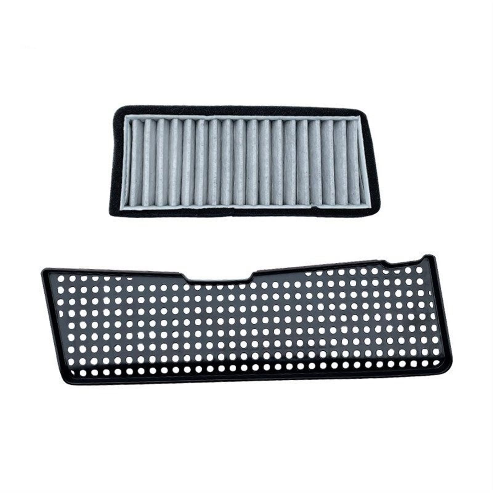 XEDLAMP Externer Luftfilter, for Tesla, Modell 3 2021 2022-Jetzt Kühlergrill-Einlassabdeckung Klimaanlagen-Ansaugfilter Autozubehör Innenraumluftfilter(2 Pcs Filter A) von XEDLAMP