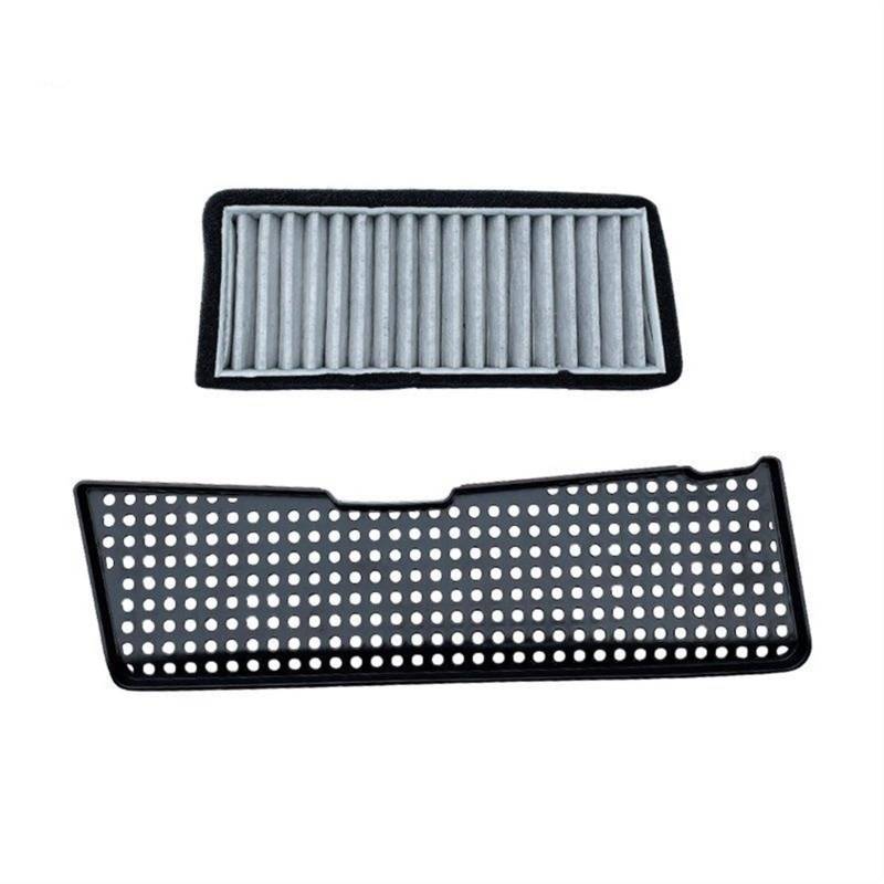 XEDLAMP Externer Luftfilter, for Tesla, Modell 3 2021 2022-Jetzt Kühlergrill-Einlassabdeckung Klimaanlagen-Ansaugfilter Autozubehör Innenraumluftfilter(2 Pcs Filter A) von XEDLAMP