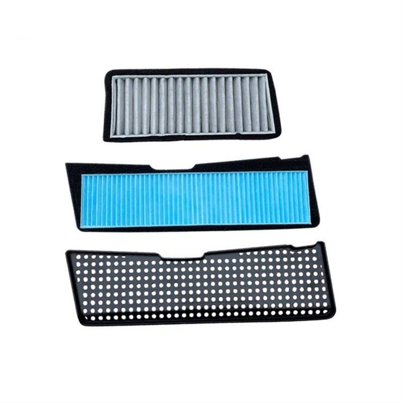 XEDLAMP Externer Luftfilter, for Tesla, Modell 3 2021 2022-Jetzt Kühlergrill-Einlassabdeckung Klimaanlagen-Ansaugfilter Autozubehör Innenraumluftfilter(3 Pcs Filter C) von XEDLAMP