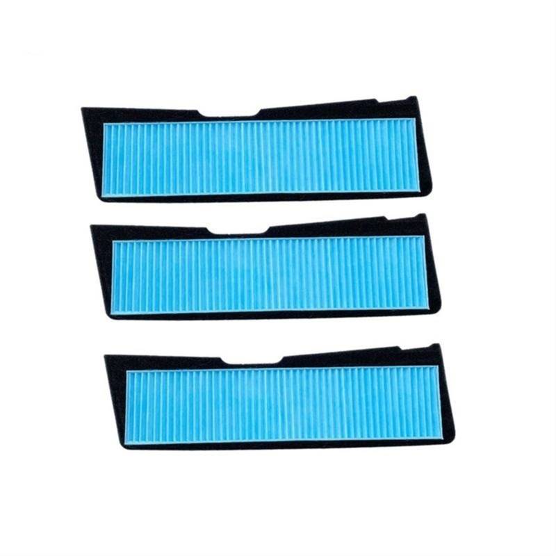 XEDLAMP Externer Luftfilter, for Tesla, Modell 3 2021 2022-Jetzt Kühlergrill-Einlassabdeckung Klimaanlagen-Ansaugfilter Autozubehör Innenraumluftfilter(3 Pcs Filter E) von XEDLAMP