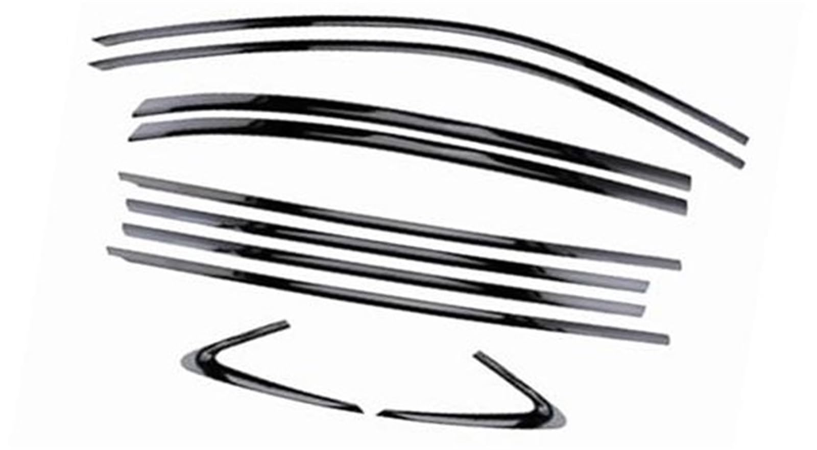 XEDLAMP Fenstertürdichtungen, 10-teilige Auto-Außenfensterverkleidung, for A3 S3, for Limousine 2021-2023, Wetterstreifen, Dichtungsstreifen, Abdeckband, Dichtungsaufkleber Autotürdichtungsstreifen XEDLAMP Fenstertürdichtungen, 10-teilige Auto-Außenfensterverkleidung, for A3 S3, for Limousine 2021-2023, Wetterstreifen, Dichtungsstreifen, Abdeckband, Dichtungsaufkleber Autotürdichtungsstreifen von XEDLAMP