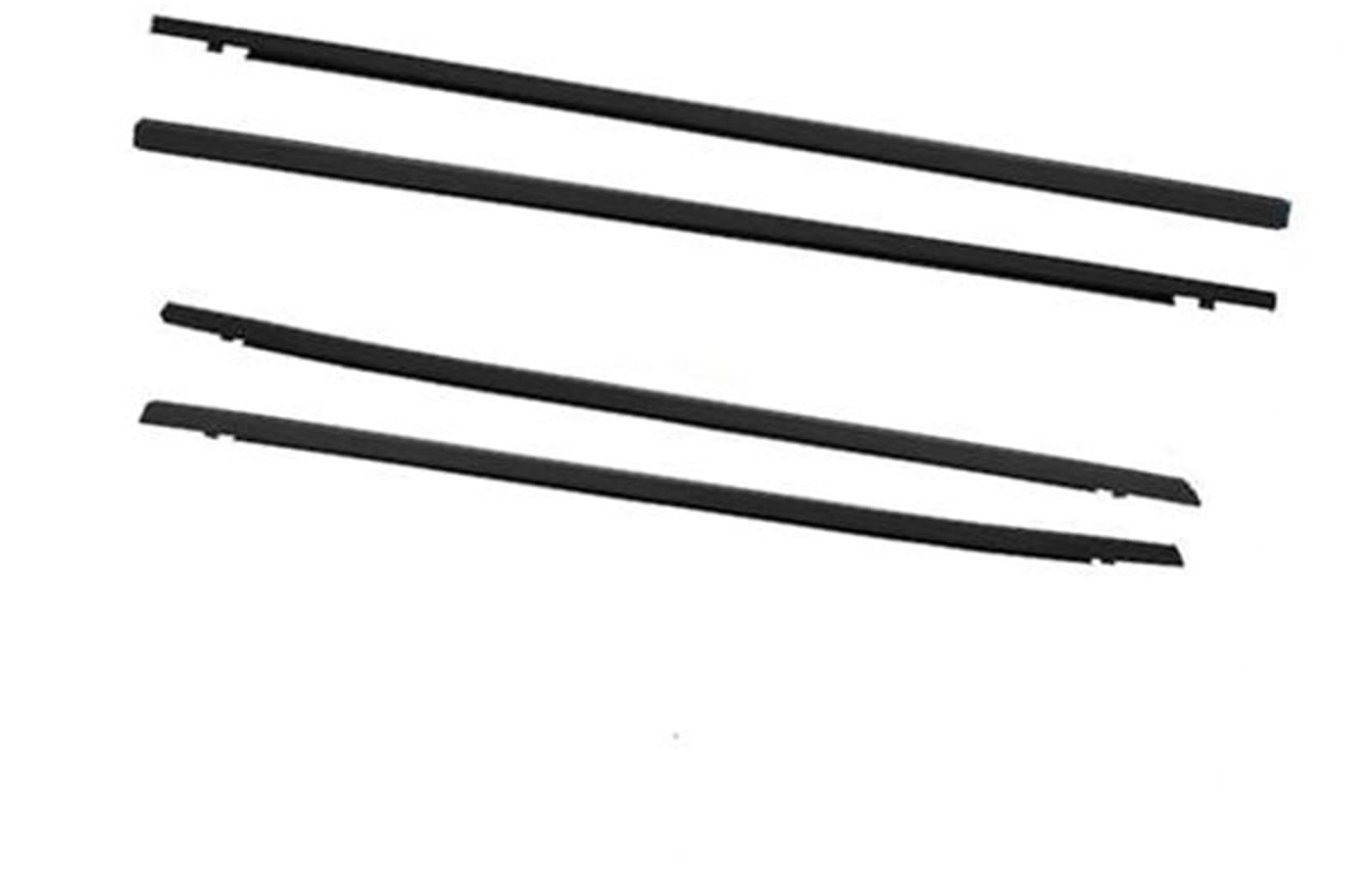 XEDLAMP Fenstertürdichtungen, for Civic, 2006-2019 Auto Silber Seitentür Glasfenster Dichtungsstreifen Wetterstreifen Formteil Ziergummi Gummi Autotürdichtungsstreifen(Black 16-21) von XEDLAMP