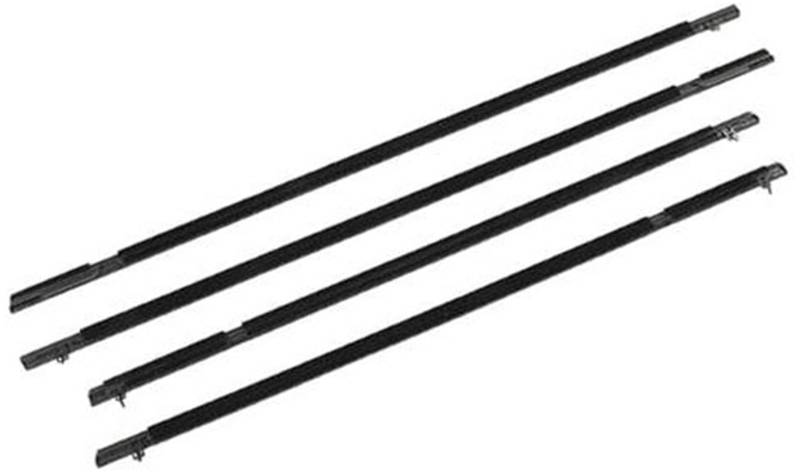 XEDLAMP Fenstertürdichtungen 4-teiliger Fensterbesen, for Filz, Wetterstreifen, Autofensterstreifen A-02WSA1301ABK Fenstergurtstreifen, for Civic, for Limousine 2006-2011 Autotürdichtungsstreifen von XEDLAMP