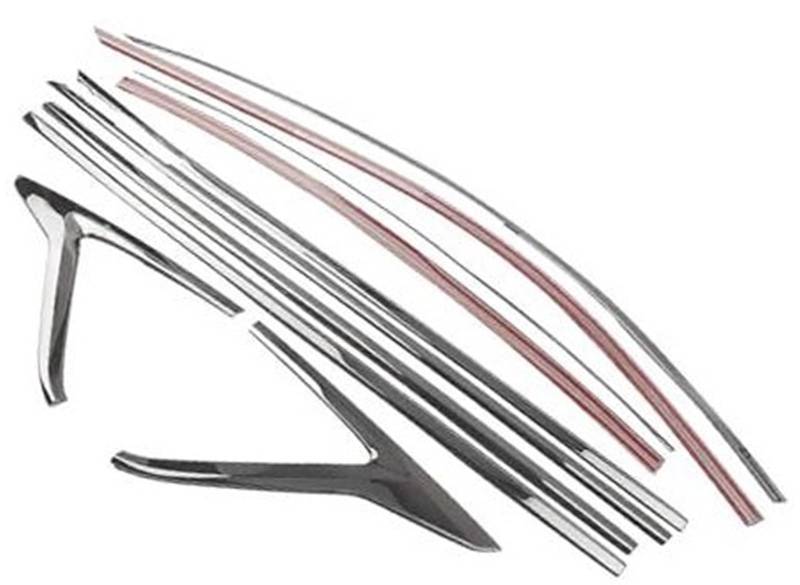 XEDLAMP Fenstertürdichtungen Autoaußenfensterverkleidung Dichtungsstreifen Dichtungsstreifenabdeckung Formdichtung, for Cadillac, for CT5 2017 2018 2019 2020 2021 2022 Autotürdichtungsstreifen von XEDLAMP