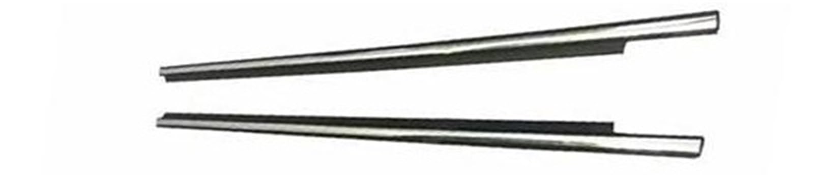 XEDLAMP Fenstertürdichtungen Autofensterglas-Dichtungsstreifen, for Toyota, for Camry, for XV30 2002~2006 Türregendichter Wetterschutzstreifen Autotürdichtungsstreifen(Black Plating Rear 2pcs) von XEDLAMP