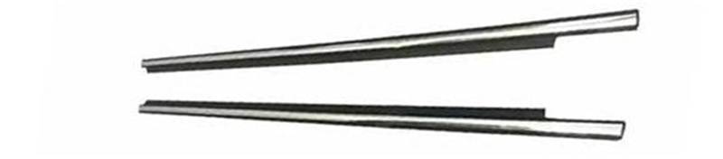 XEDLAMP Fenstertürdichtungen Autofensterglas-Dichtungsstreifen, for Toyota, for Camry, for XV30 2002~2006 Türregendichter Wetterschutzstreifen Autotürdichtungsstreifen(Black Plating Rear 2pcs) von XEDLAMP