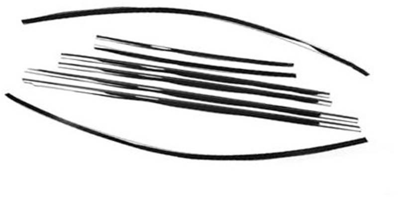 XEDLAMP Fenstertürdichtungen Autofensterverkleidung Dichtungsstreifen Schild Wetterstreifen, for A7 S7 2019 2020 2021 2022 2023 Autotürdichtungsstreifen von XEDLAMP