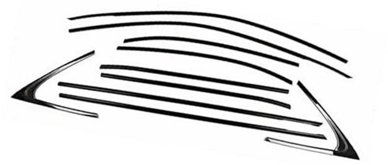 XEDLAMP Fenstertürdichtungen Autofensterverkleidung Wetterschutzdichtungsstreifen Formabdeckung, for Lexus, Is300 Is350 Is250 Is200t 2014 2015 2016 2017 2018 2019 2020 Autotürdichtungsstreifen von XEDLAMP