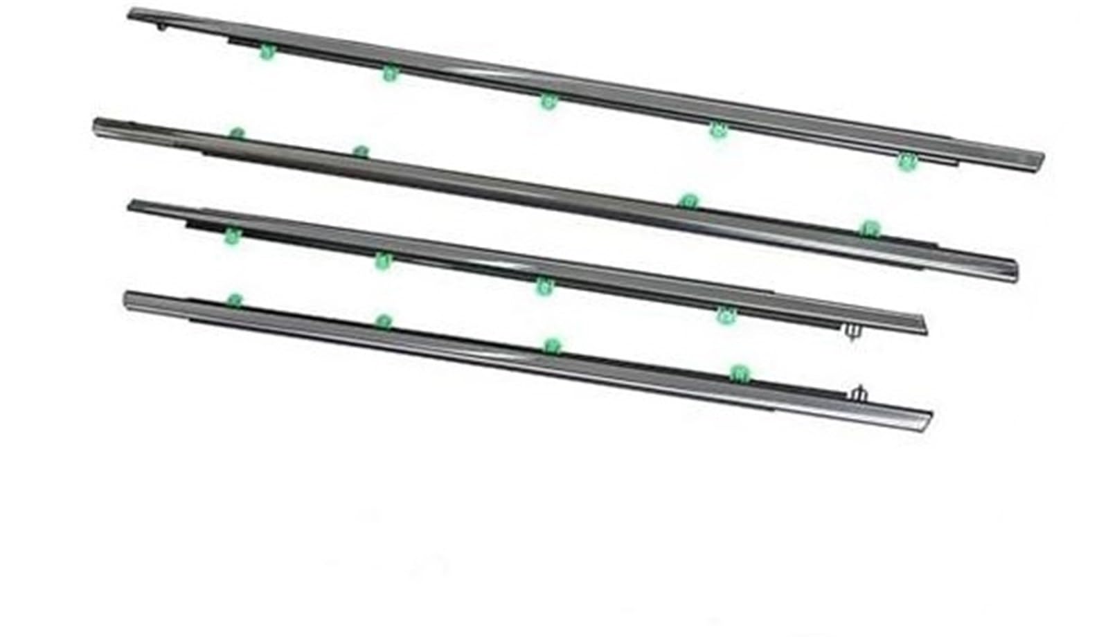 XEDLAMP Fenstertürdichtungen Autos, for CRV 2007-2022 Gummitürformverkleidung Äußere Fensterglasdichtungsgurte Autotürdichtungsstreifen(Black 17-22) von XEDLAMP