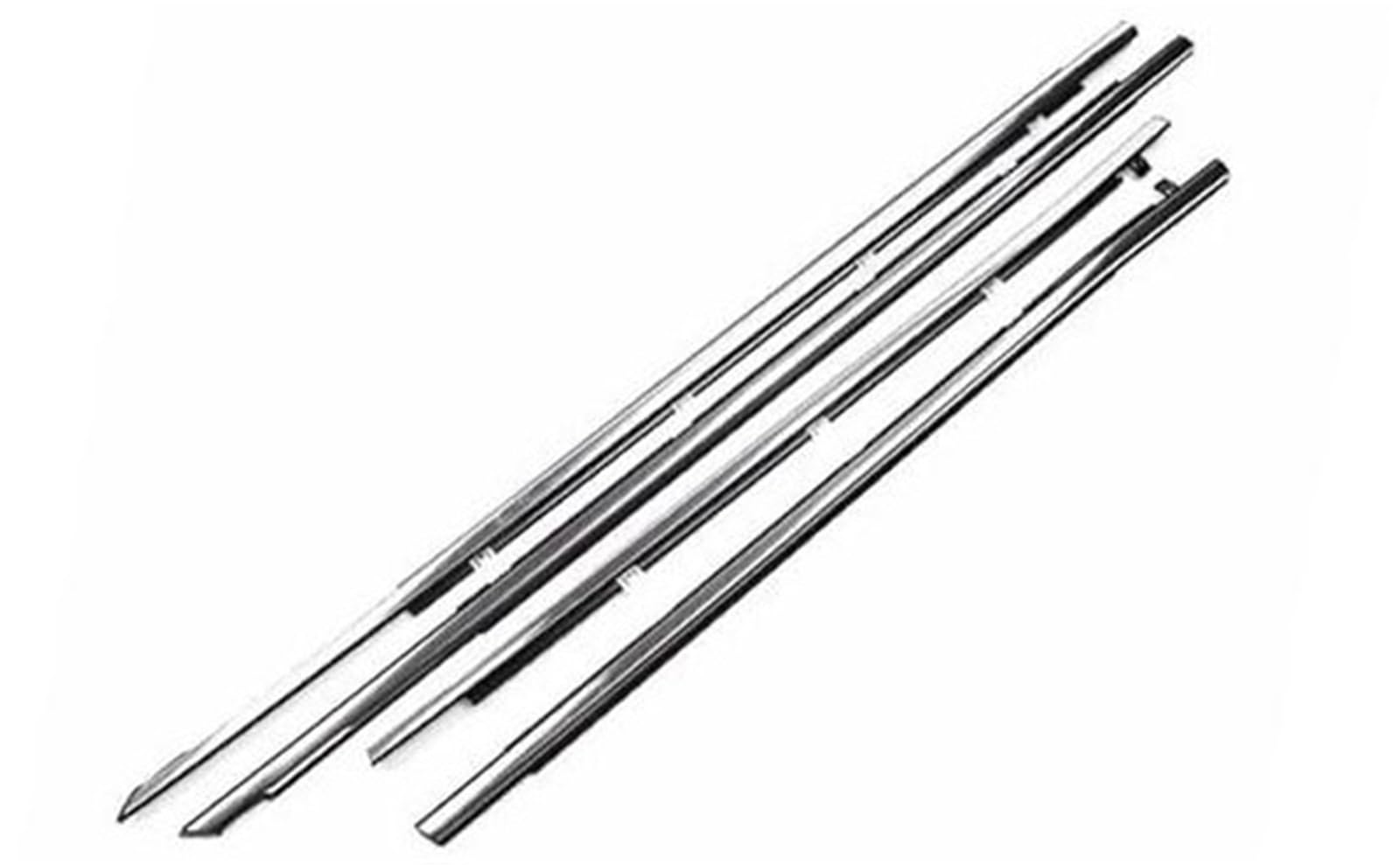 XEDLAMP Fenstertürdichtungen Autos, for Lexus, for GX470 2003 2004 2005 2006 2007 2008 2009 Türregendichte Wetterstreifen Autotürdichtungsstreifen(Black Plating 4pcs) von XEDLAMP