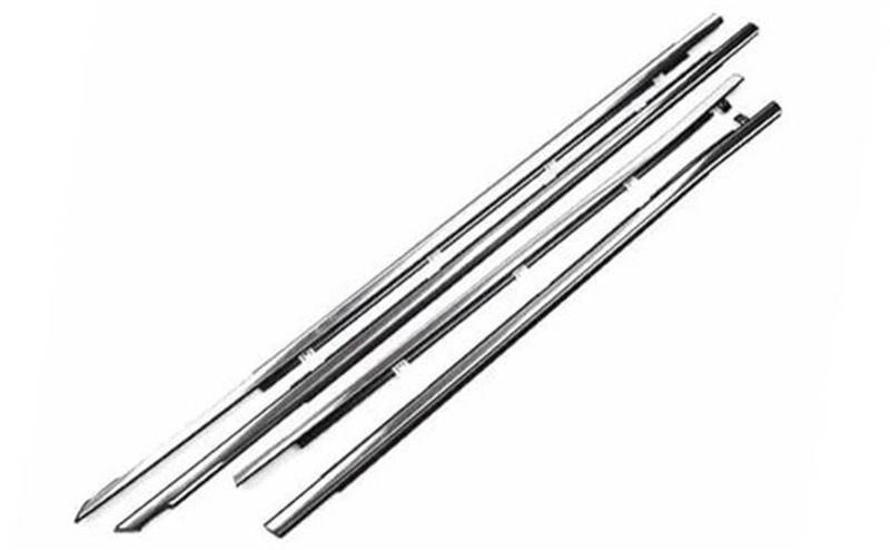 XEDLAMP Fenstertürdichtungen Autos, for Lexus, for GX470 2003 2004 2005 2006 2007 2008 2009 Türregendichte Wetterstreifen Autotürdichtungsstreifen(Black Plating 4pcs) von XEDLAMP