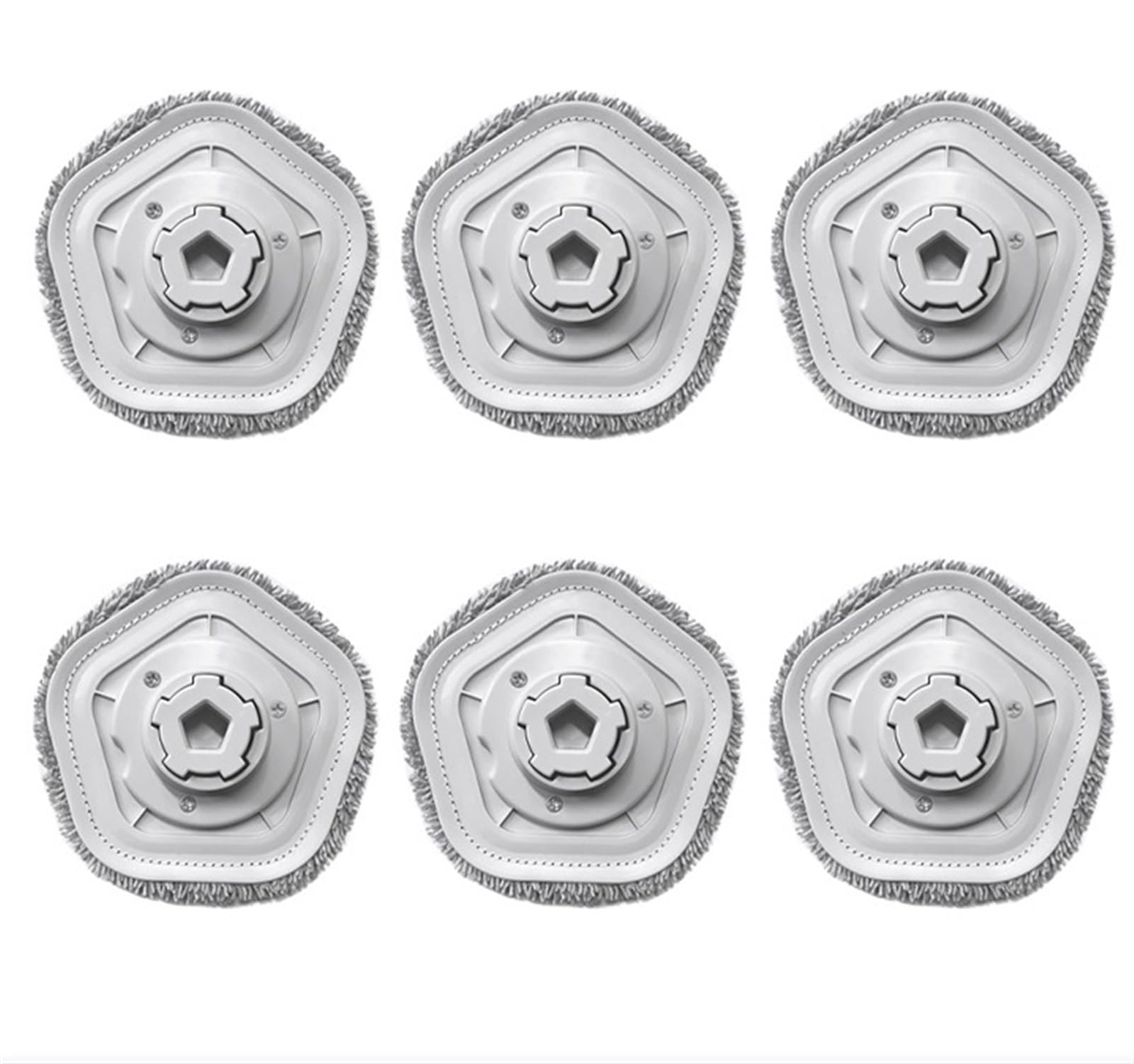 XEDLAMP Hauptseitenbürste Mopps HEPA-Filter, for Dreame, Bot W10 W10Pro Staubsauger Zubehör Ersatz Ersatzteile Roboter-Staubsauger-Kit(6pcs) von XEDLAMP