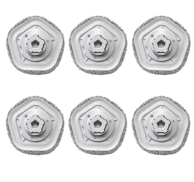 XEDLAMP Hauptseitenbürste Mopps HEPA-Filter, for Dreame, Bot W10 W10Pro Staubsauger Zubehör Ersatz Ersatzteile Roboter-Staubsauger-Kit(6pcs) von XEDLAMP