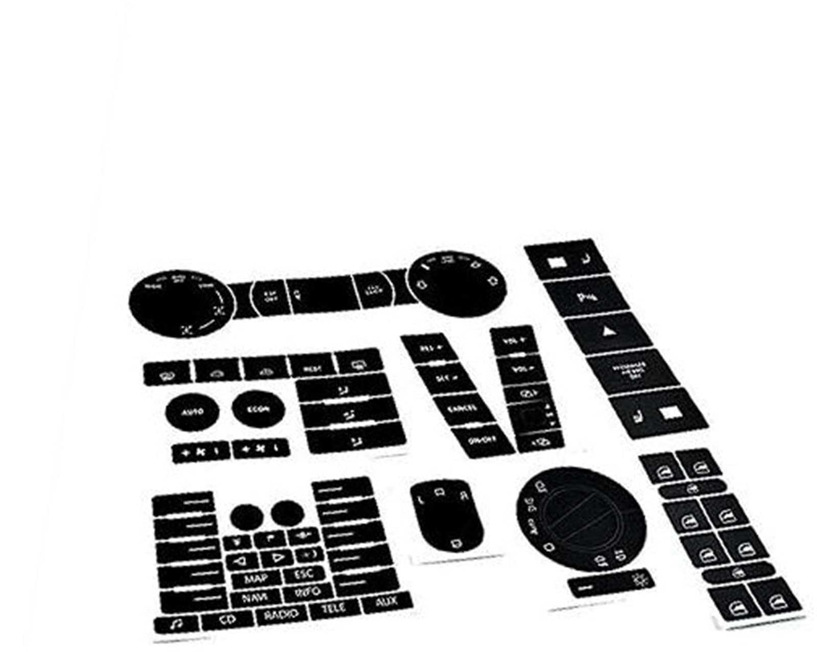 XEDLAMP Knopfaufkleber, for VW, for Touareg, 2004 2005 2006 2007 2008 2009, Auto-Lenkradfenster, Scheinwerfer, A/C-Schalter, Knopfreparatur, dekorative Aufkleber Auto-Lenkradschalter-Kit XEDLAMP Knopfaufkleber, for VW, for Touareg, 2004 2005 2006 2007 2008 2009, Auto-Lenkradfenster, Scheinwerfer, A/C-Schalter, Knopfreparatur, dekorative Aufkleber Auto-Lenkradschalter-Kit von XEDLAMP