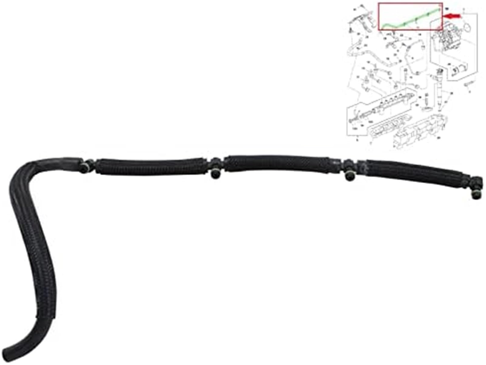 XEDLAMP Kraftstoff Injektor Rücklauf Schlauch, for Vauxhall, for Opel, Astra JK Insignia AB Meriva B Zafira C Mokka 1,6 Cdti 55502770 55587294 820907 XEDLAMP Kraftstoff Injektor Rücklauf Schlauch, for Vauxhall, for Opel, Astra JK Insignia AB Meriva B Zafira C Mokka 1,6 Cdti 55502770 55587294 820907 von XEDLAMP