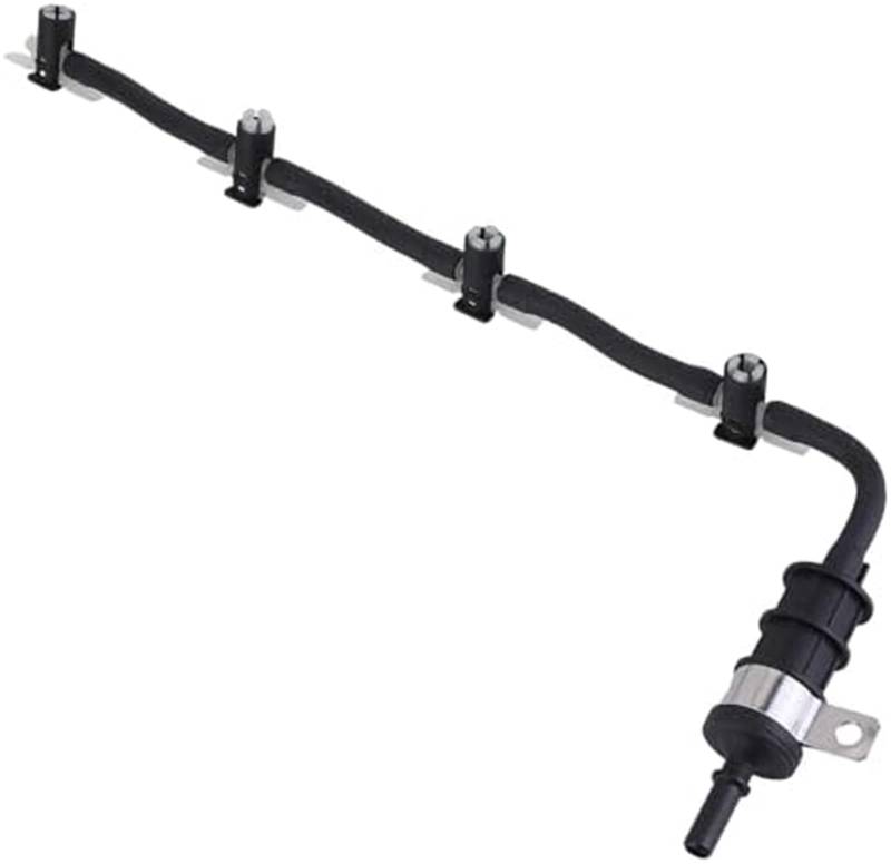 XEDLAMP Kraftstoffeinspritzdüsen-Rücklaufrohr 93198547 Kompatibel, for O-pel Vivaro A Autobuss Furgons X83 2.0 CDTI Kraftstoffrücklauf-Leckrohrersatz, for 093198547 8200417884 8200596291 8200762577 82 von XEDLAMP