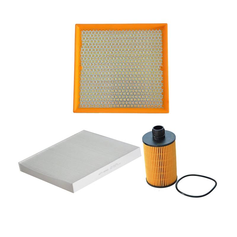 XEDLAMP Luftfilter Innenraumfilter Ölfilter, for Jeep, Grand Cherokee WK2 3.0T DI-Öl 2009-2019 04861688AA 68079487AA 68109834AA Innenraumluftfilter von XEDLAMP