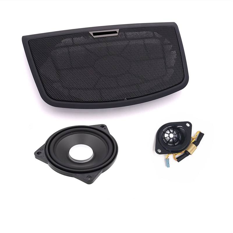 XEDLAMP Mittelkonsole Audio-Lautsprecher Hochtöner Hi-Fi-System Musik Stereo Armaturenbrett Lautsprecher Abdeckung Verkleidung, for, F10 F11 F30 F32 Auto-Lautsprecher-Zierblende(3pcs for f30 f32) von XEDLAMP