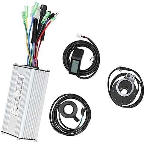 XEDLAMP Motordrehzahlregler, E-Bike-Umrüstsatz mit Pedalunterstützungssensor KT-LCD4-Display, for 36 V/48 V 500 W Motor Controller-Kit für Elektroroller von XEDLAMP