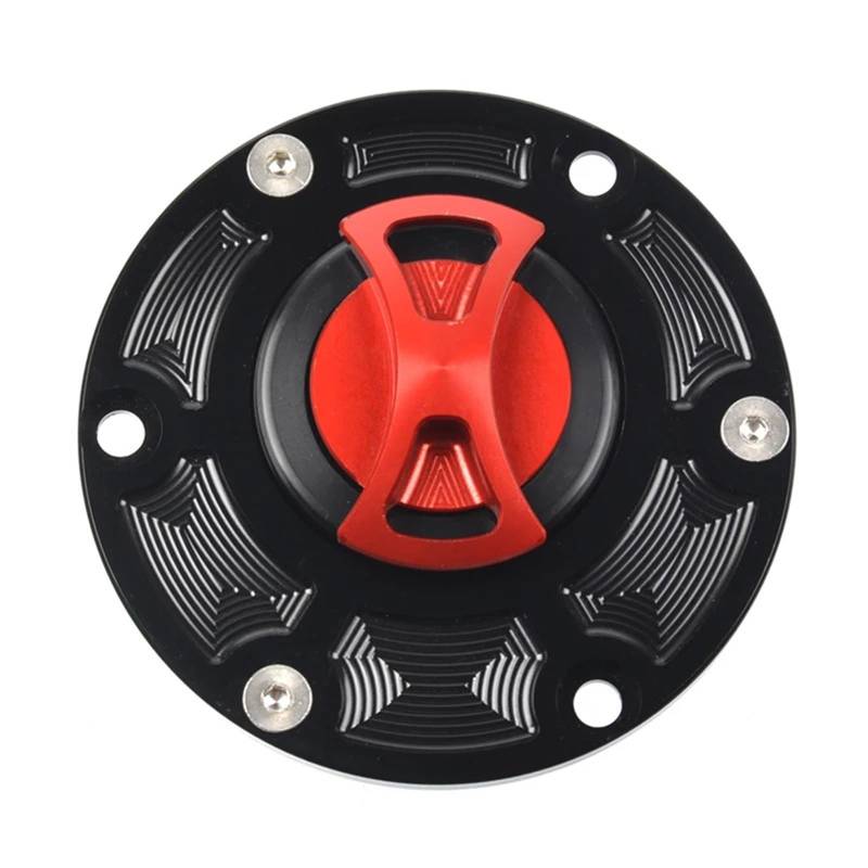 XEDLAMP Motorrad CNC Tankdeckel Abdeckung Apulia, for RSV1000 1998 2000 GPR150 CR150 RS150 RS250, for Shiver 750, for Tuono 1000 2003 2004(Red) von XEDLAMP