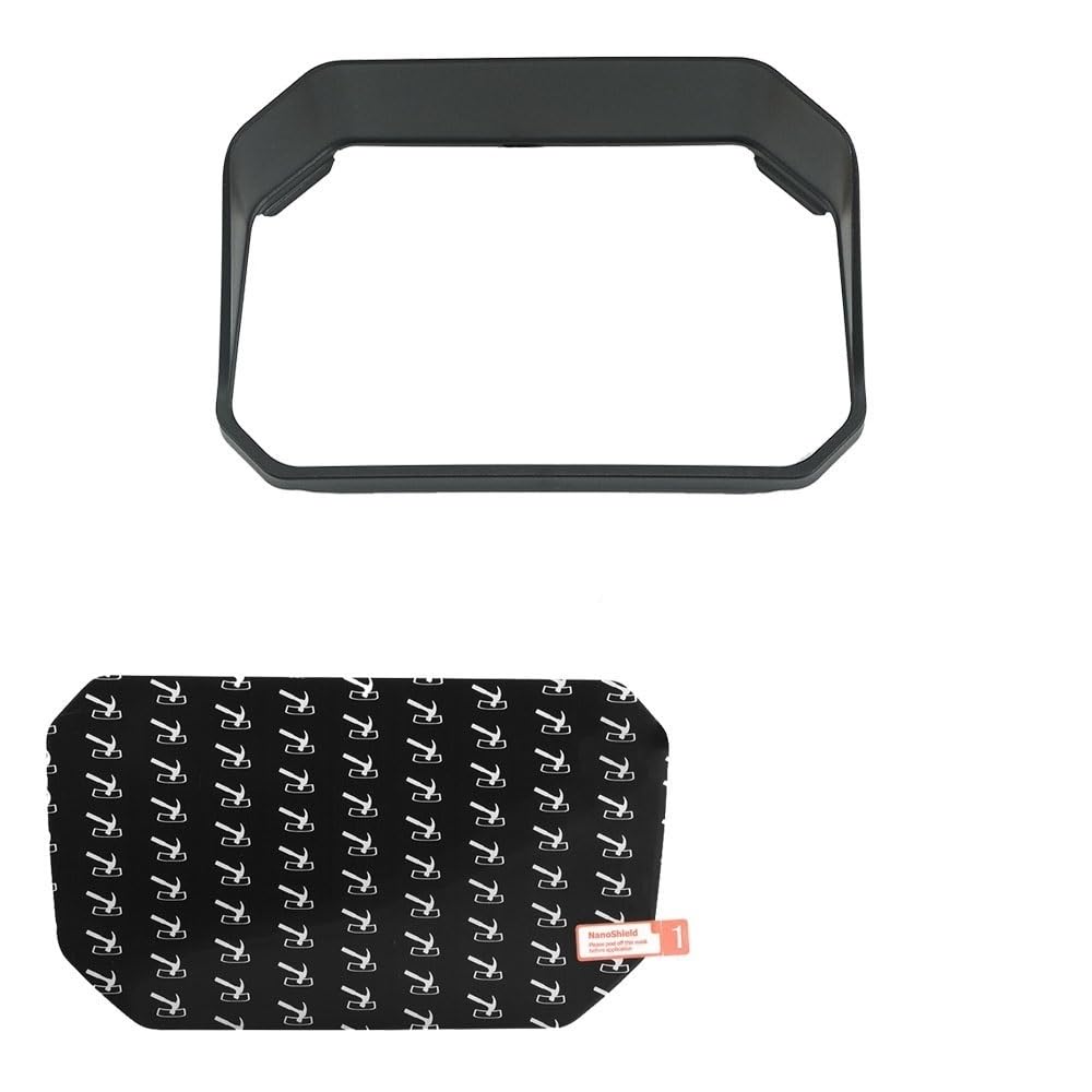 XEDLAMP Motorrad Instrument Hut Sonnenblende Meter Abdeckung Displayschutzfolie, for, R1250GS R1200GS LC Adventure F750GS F850GS C400X Motorrad Armaturenbrett Abdeckung(One Set) von XEDLAMP