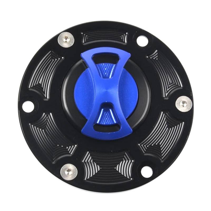XEDLAMP Motorrad RS660 CNC Tankdeckel Abdeckung, for Aprilia, RSV 1000 RSV1000 Mille Shiver 750 RS125 RS250 Tuono 1000 RS660 Öl Abdeckung(Blue) von XEDLAMP