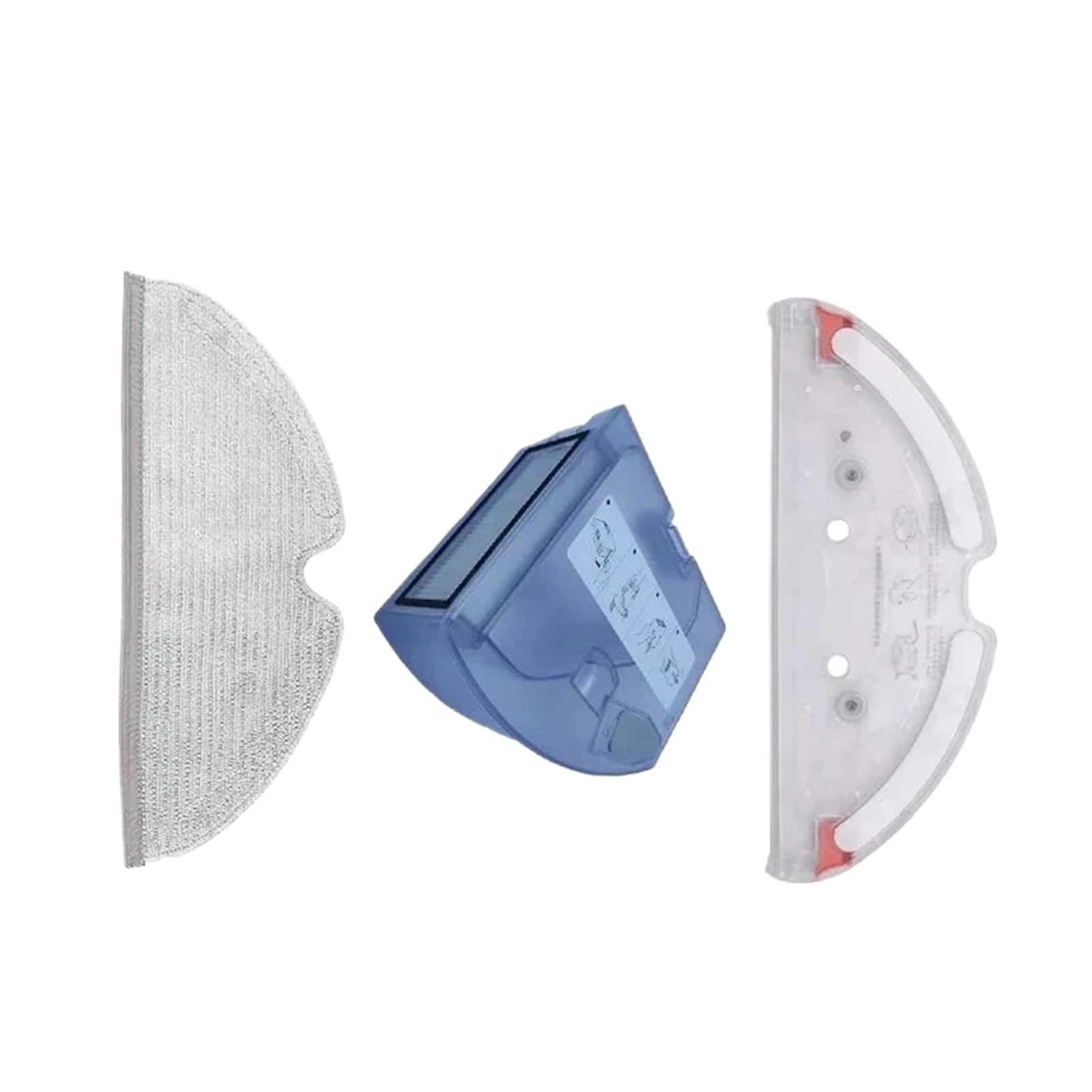 XEDLAMP Neues Tablett, Wischmopp-Wasser, for Tank, Staubbehälter-Box for Roborock Q7 Max Q7 Max+ T8 mit Hepa-Filtern, Staubsauger-Staubbehälter-Zubehör Staubsauger-Staubsammler(Orange 3pcs) von XEDLAMP