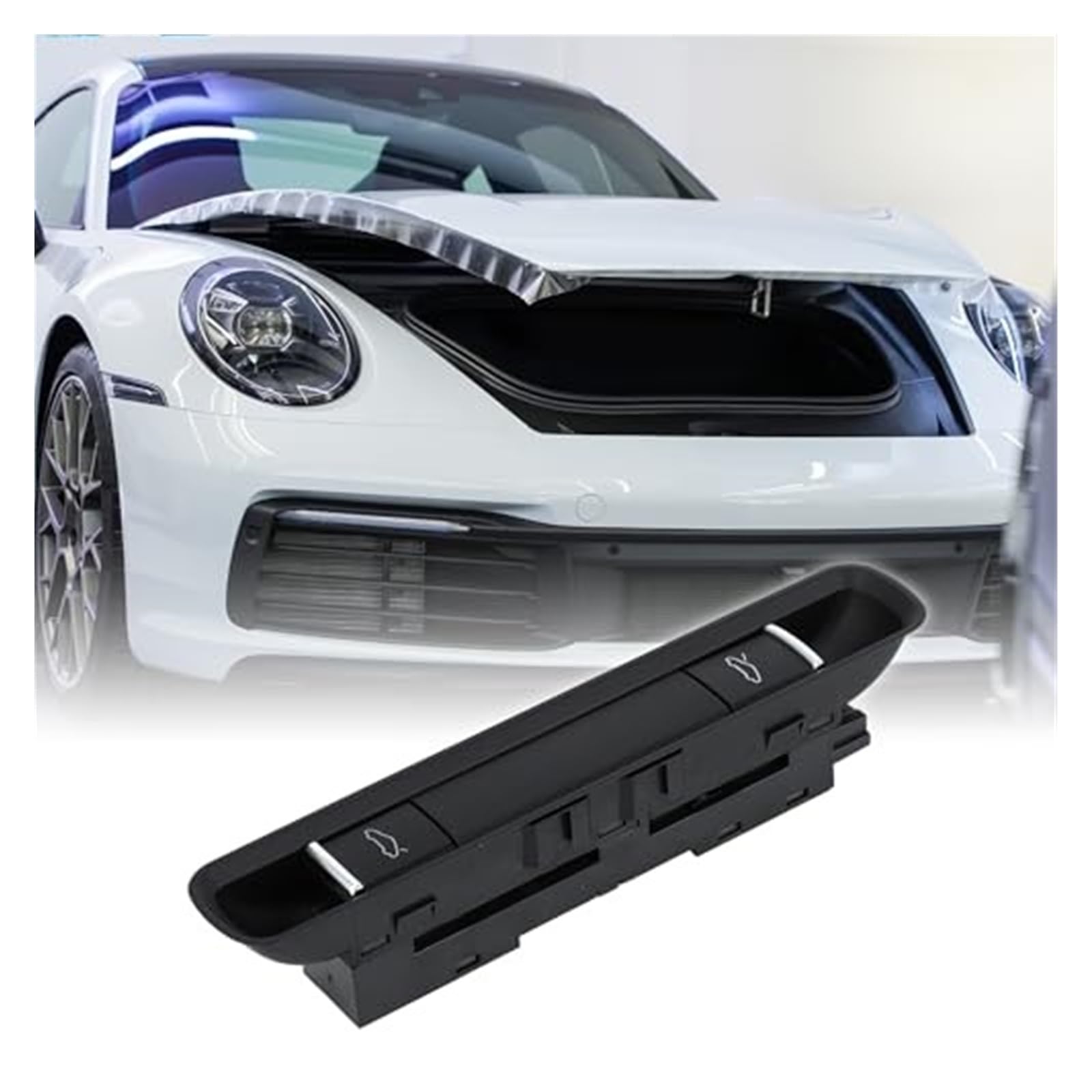 XEDLAMP Nr. 99161310501A05 Kofferraum-Heckklappengriff-Entriegelungsschalter Hecktür-Heckklappenverriegelungsknopfschalter, for Porsche, 718 Boxster 2017-2023, Schwarz Boot-Entriegelungsschalter XEDLAMP Nr. 99161310501A05 Kofferraum-Heckklappengriff-Entriegelungsschalter Hecktür-Heckklappenverriegelungsknopfschalter, for Porsche, 718 Boxster 2017-2023, Schwarz Boot-Entriegelungsschalter von XEDLAMP