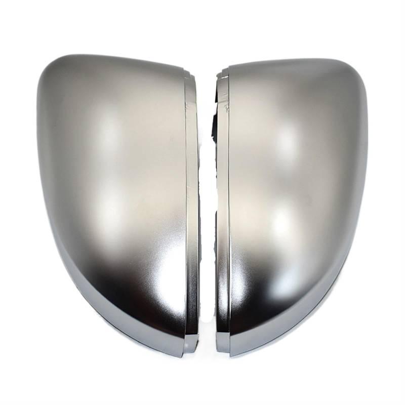 XEDLAMP Rearview Mirror Cover Cap, for VW, for Polo, 6R 6C Case Full Chrome Matt Finish Door Wing Mirror Shell Housing Auto-Außenspiegelabdeckung von XEDLAMP