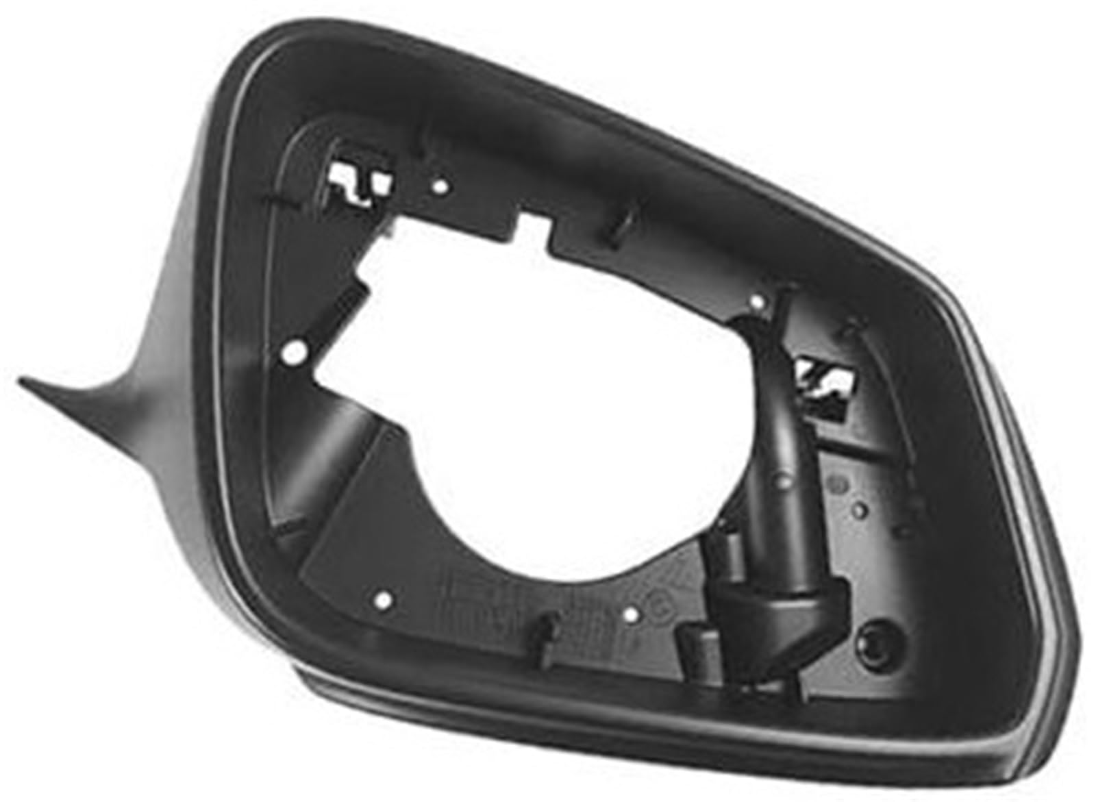 XEDLAMP Rückspiegelkappen, for, 5er, for F10, for F18 2014–2017, Auto-Rückspiegel-Glasrahmenabdeckung, seitliche Rückspiegel-Basishalter-Zierschale Auto-Außenspiegelabdeckung(Black Right) von XEDLAMP