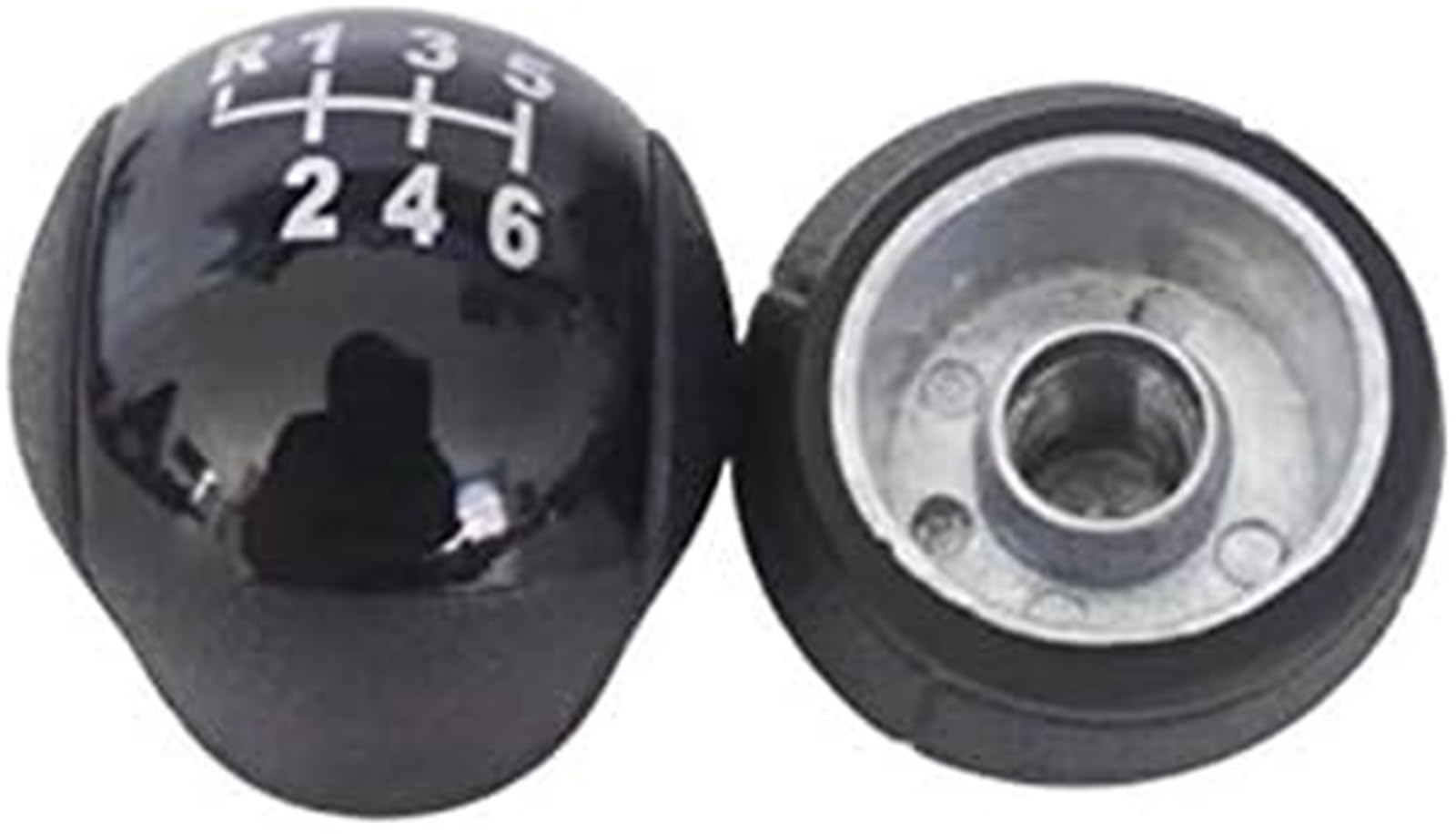 XEDLAMP Schaltknauf, for Ford Transit Van MK7 2006-2013 6-Gang-Schalthebelmanschette aus Leder (Größe: 6-Gang-Schaltknauf) Auto-Schaltknauf von XEDLAMP