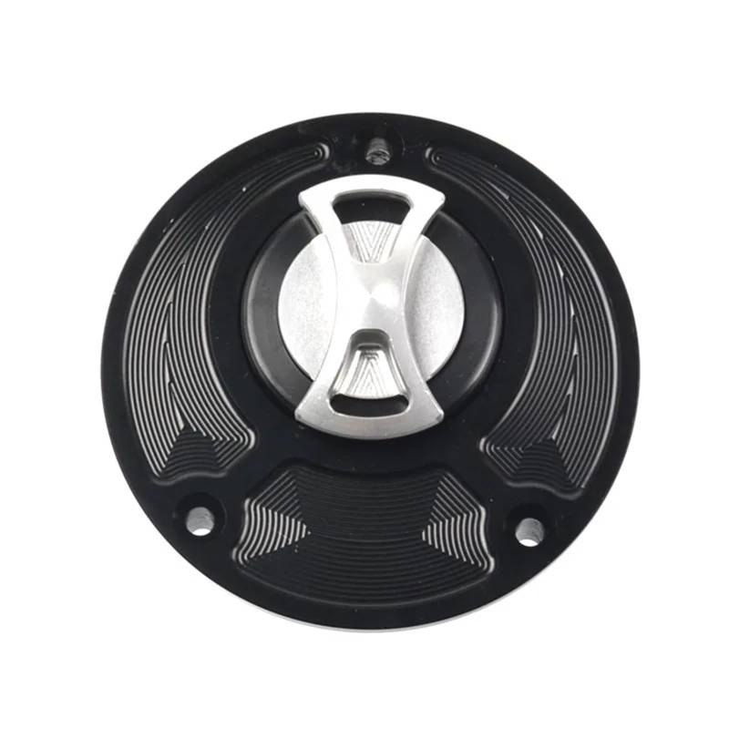 XEDLAMP Schlüsselloser Motorrad-Tankdeckel, for Yamaha, FZ 09 FZ09 FZ-09/MT-09/SR (Nicht FJ-09) 2014-2020 2015 2016 2017 2018 2019(Sliver) von XEDLAMP