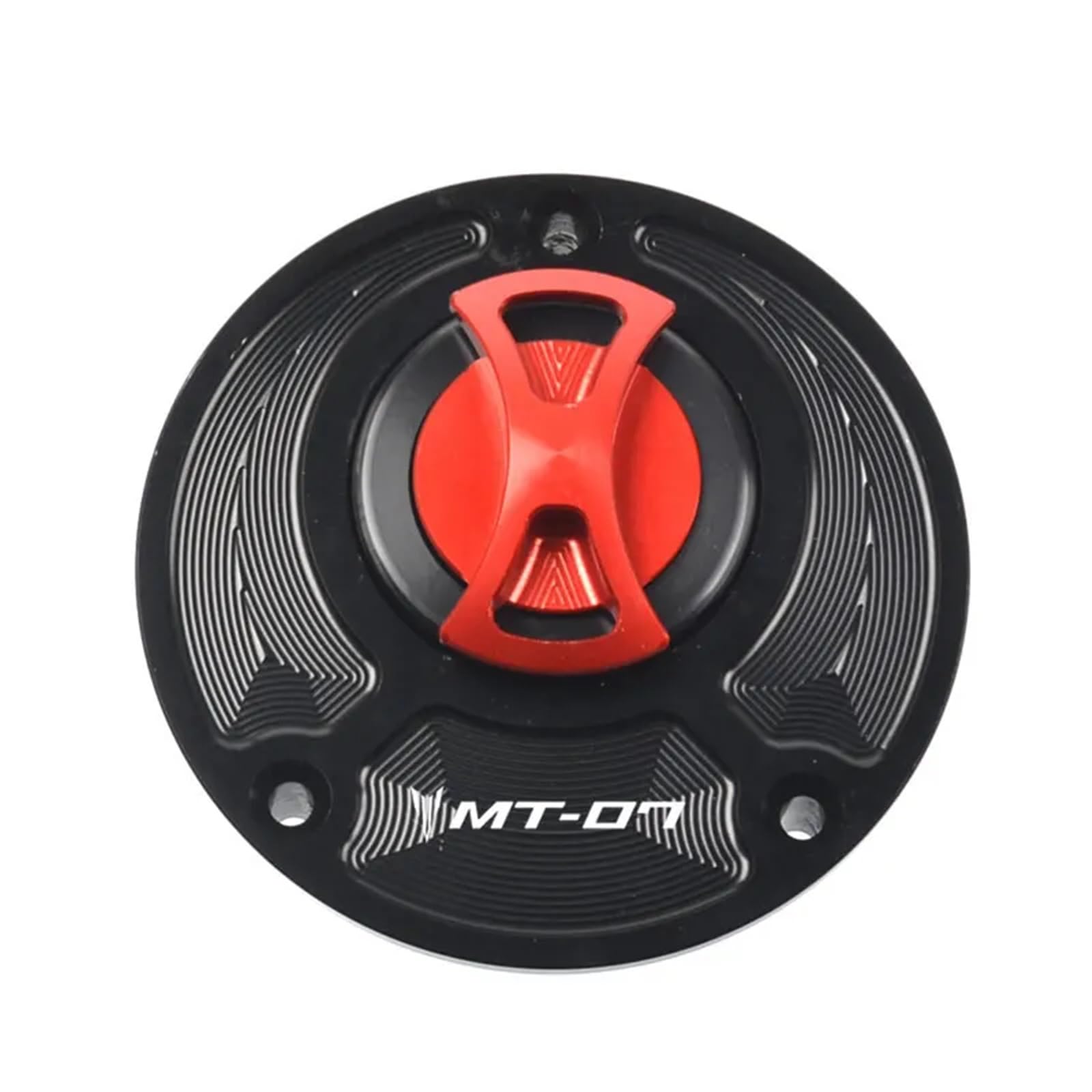 XEDLAMP Schlüsselloser Motorrad-Tankdeckel, for Yamaha, MT07 MT 07 MT-07/FZ-07 2014-2020 2015 2016 2017 2018 2019(Red) von XEDLAMP