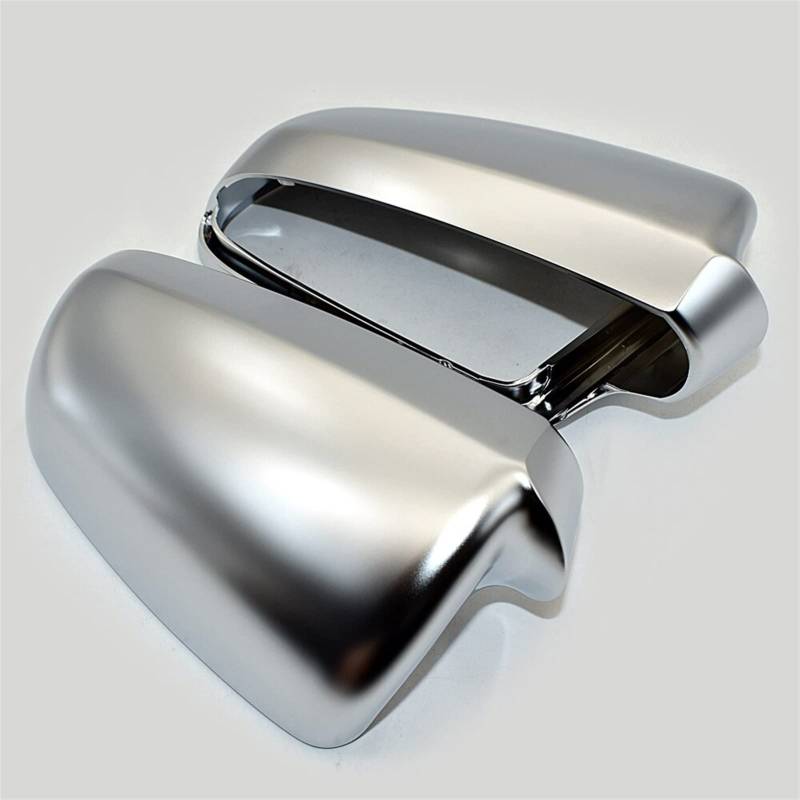 XEDLAMP Seitenspiegel-Abdeckung, Gehäusedeckel, Gehäuse-Set, for, A4 S4 B6 B7 LR, Ersatz-Set, matt Auto-Außenspiegelabdeckung von XEDLAMP